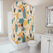 Fluid Abstract Art Douchegordijn (In situ)