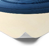 Fluid Abstract Flow – Earth & Blue Ribbon Art Poster (Hoek)