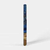 Fluid Abstract Gold-Navy Beach Samsung Galaxy Hoesje (Rechterkant)