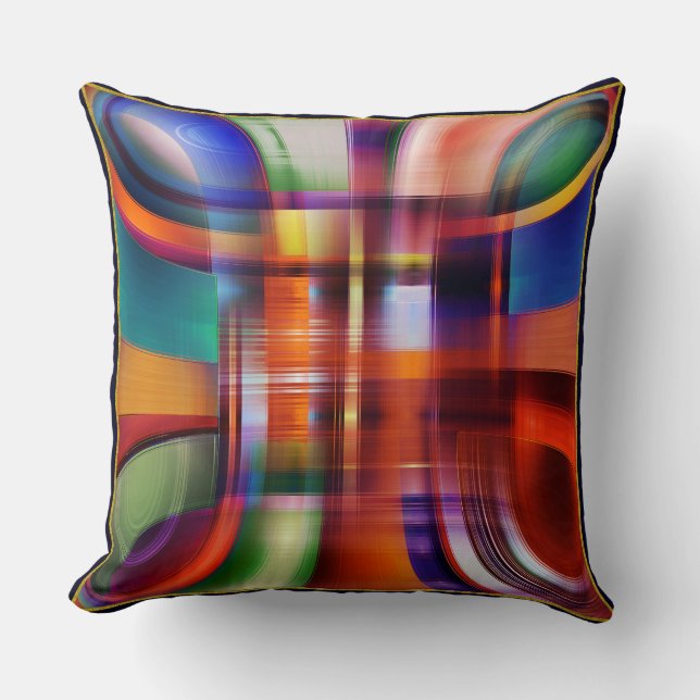 Fluid Abstract Reversible design Sierkussen (Voorkant)
