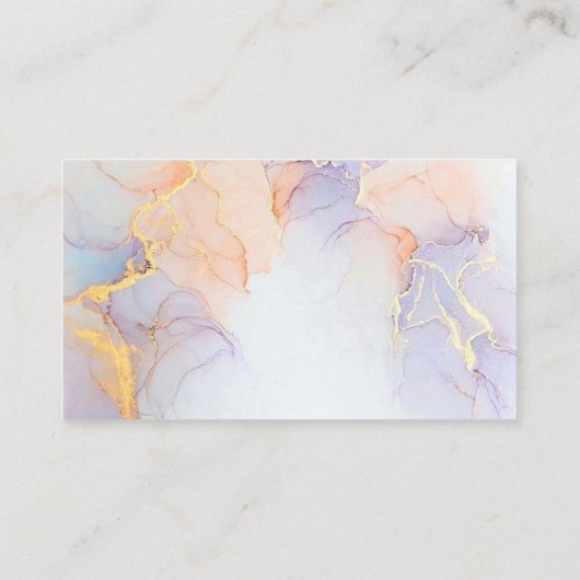 Fluid Alcohol Inkt Visitekaartje (Achterkant)