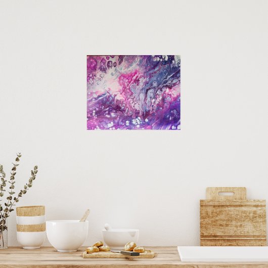 Fluid Art 4 Poster (Keuken)