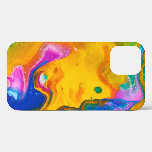 Fluid Art. Abstracte kleurrijke achtergrond, behan Case-Mate iPhone Case (Achterkant (horizontaal))