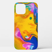 Fluid Art. Abstracte kleurrijke achtergrond, behan Case-Mate iPhone Case (Achterkant)