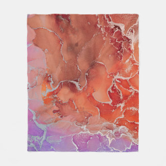 Fluid Art. Moderne achtergrond, achtergrond, vormg Fleece Deken