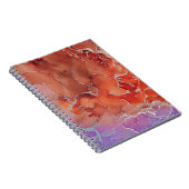 Fluid Art. Moderne achtergrond, achtergrond, vormg Notitieboek (Rechterzijde)