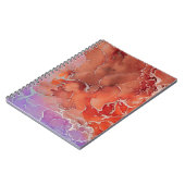 Fluid Art. Moderne achtergrond, achtergrond, vormg Notitieboek (Linkerzijde)