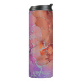 Fluid Art. Moderne achtergrond, achtergrond, vormg Thermosbeker (Gedraaid links)
