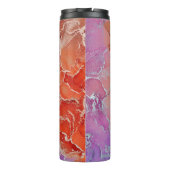 Fluid Art. Moderne achtergrond, achtergrond, vormg Thermosbeker (Achterkant)
