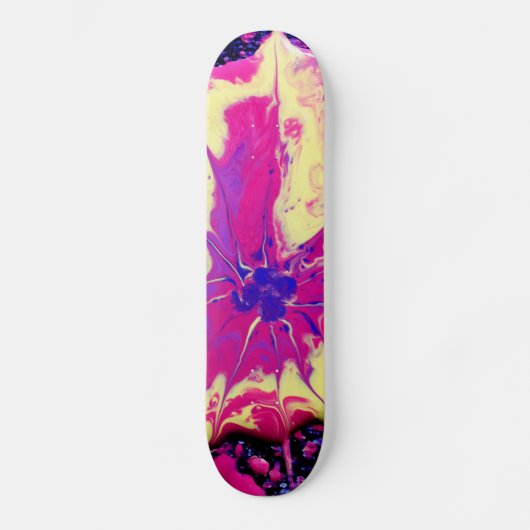 Fluid Art Paint Persoonlijk Skateboard (Voorkant)