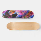 Fluid Art Painting Persoonlijk Skateboard (Horizontaal)