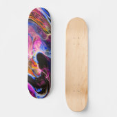 Fluid Art Painting Persoonlijk Skateboard (Voorkant)