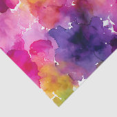 Fluid Color Transition: Chromatic Spill Ink Blot Tissuepapier (Detail)