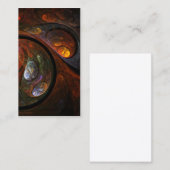 Fluid Connection Abstract Art Visitekaartje (Voorkant / Achterkant)