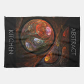 Fluid Connection Abstracte Art Kitchen Towel Theedoek (Horizontaal)