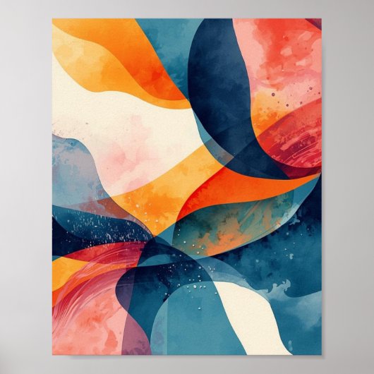 "Fluid Dynamics" Poster (Voorkant)