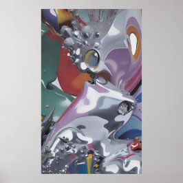 Fluid Futurism Poster