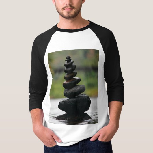 Fluid Harmony: de kunst van het balanceren van ste T-shirt (Voorkant)