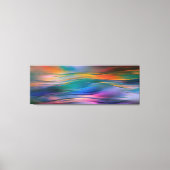 "Fluid Horizons" hedendaagse Abstracte kunst Canvas Afdruk (Voorkant)