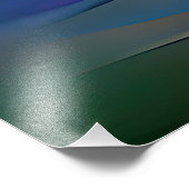 "Fluid Horizons" hedendaagse Abstracte kunst Foto Afdruk (Hoek)