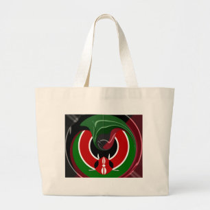 Fluid Kenya Flag Hakuna Matata Grote Tote Bag