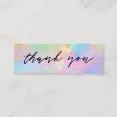 Fluid Marble-kortingskaart Mini Visitekaartje (Voorkant)