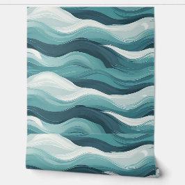 Fluid Motion Abstract Peel en Stick Behang