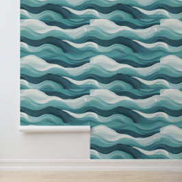 Fluid Motion Abstract Peel en Stick Behang