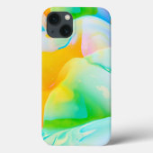 Fluid Neon Abstract Case-Mate iPhone Case (Achterkant)