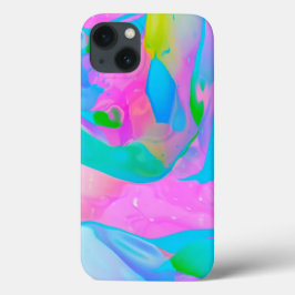 Fluid Neon Abstract Case-Mate iPhone Case
