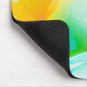 Fluid Neon Abstract Muismat (Hoek)