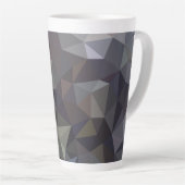 Fluid Symmetry: Het verkennen van Abstracte Ontwer Latte Mok (Rechterhoek)