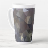 Fluid Symmetry: Het verkennen van Abstracte Ontwer Latte Mok (Linkerhoek)