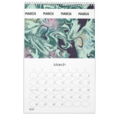 FLUID vloeistofkraakcollage Kalender (Mar 2027)
