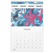 FLUID vloeistofkraakcollage Kalender (Jan 2026)