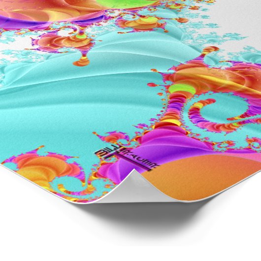 Fluidike Infused Double Helix V 1 (12-12) Poster (Hoek)