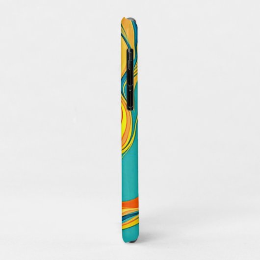 Fluidity of Joy: Abstract Waves Case-Mate iPhone Case (Achterkant/links)