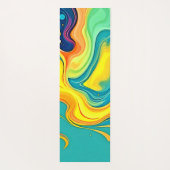 Fluidity of Joy: Abstract Waves Yogamat (Achterkant)