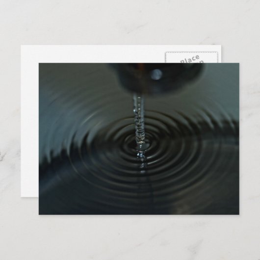 Fluïite de l'eau briefkaart (Voorkant / Achterkant)