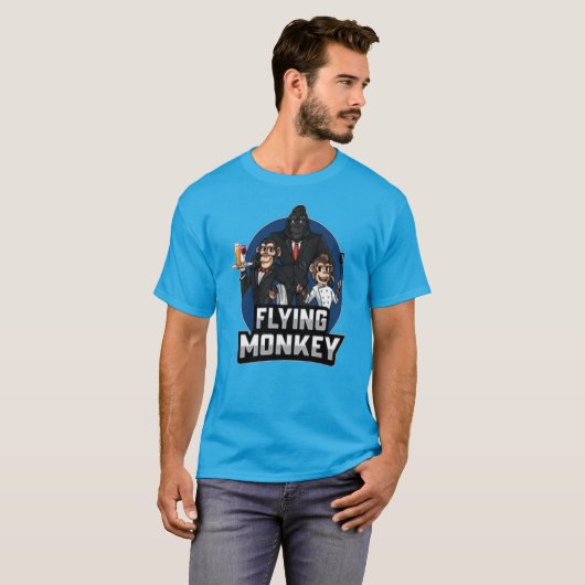 FLUING MONKEY T-SHIRT (Voorkant volledig)