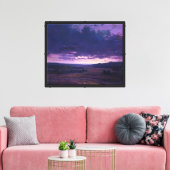 Fluister bij schemering canvas afdruk (Insitu (Woonkamer))