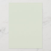 Fluister Groen Effen Kleur Menu (Achterkant)