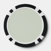 Fluister Groen Effen Kleur Poker Chips (Achterkant)