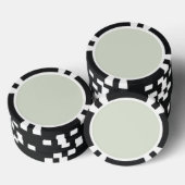 Fluister Groen Effen Kleur Poker Chips (Opstapeling)