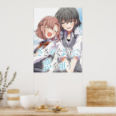 Fluister me een Liefdeslied | Sasakoi | Yuri Manga Poster (Keuken)