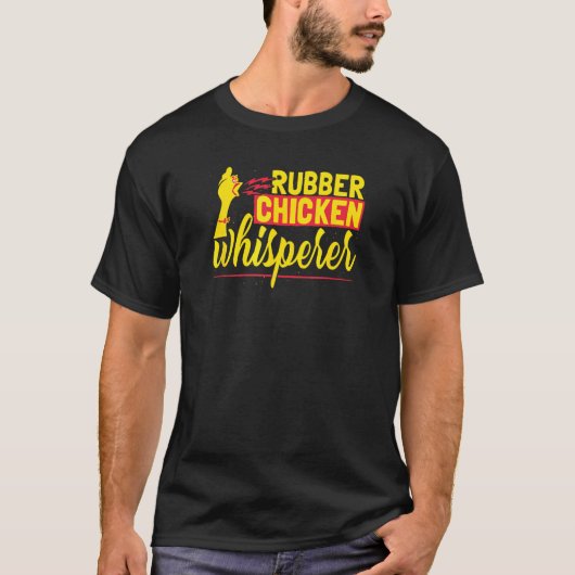 Fluisteraar van Rubberen Kip T-shirt (Voorkant)