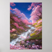 Fluisteren Cascades Poster (Voorkant)