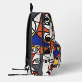 Fluisteren in een lijn bedrukte rugzak (Links)