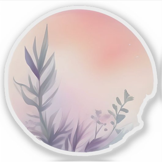 Fluisteren van Dawn Sticker (Voorkant)