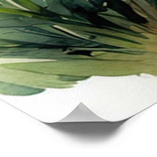 Fluisteren van de Bamboe Grove Poster (Hoek)